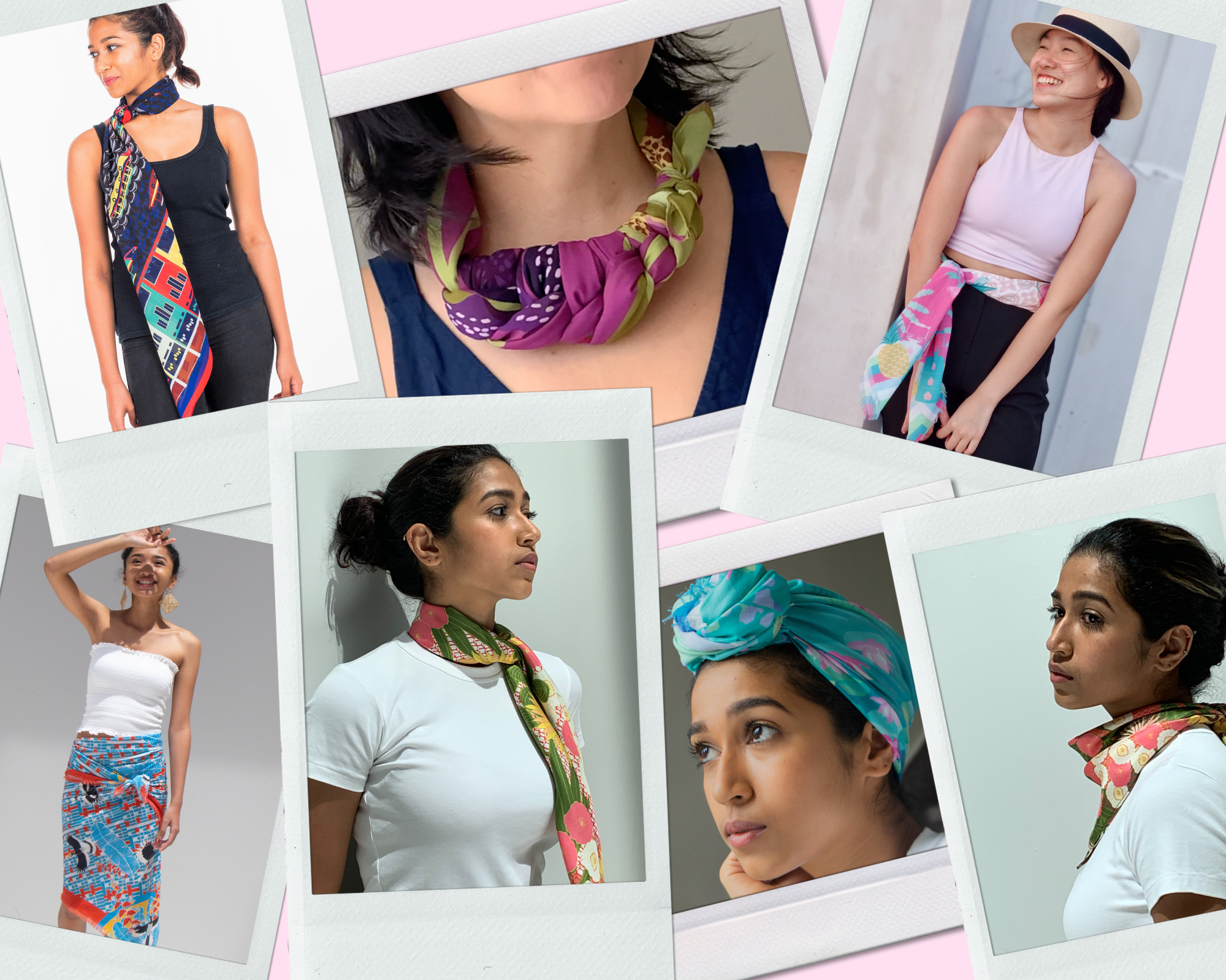 Ways to wear scarves