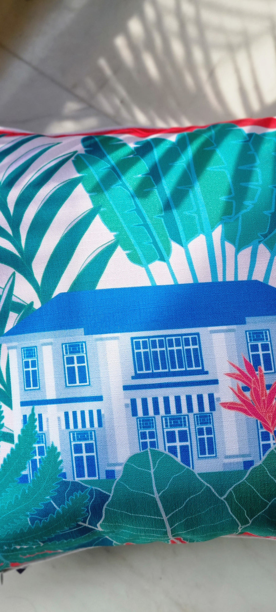 Tropical Bungalow Cushion Cover