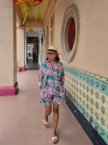 Island Escapade  Shirt & Shorts Co-ord Set