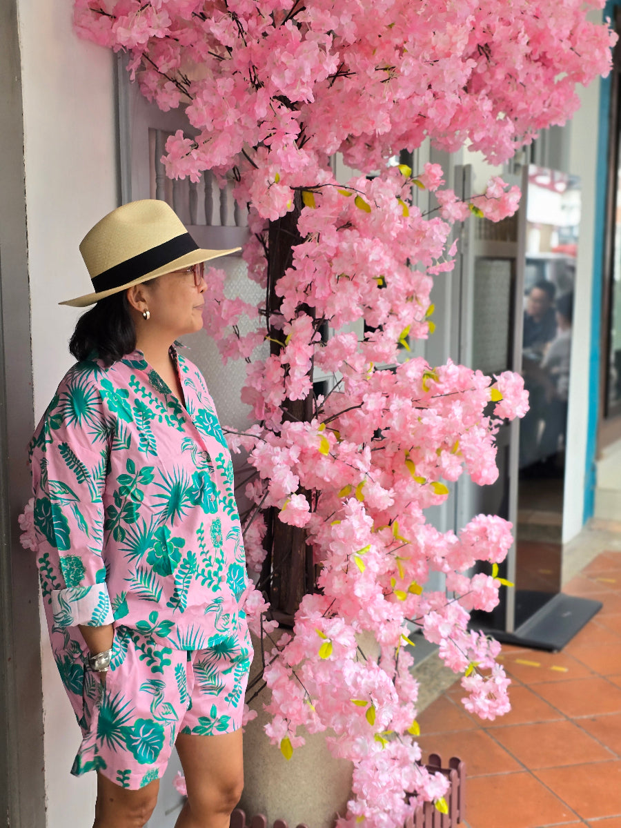 Island Escapade  Shirt & Shorts Co-ord Set