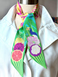Tropical Singapore Ribbon Scarf