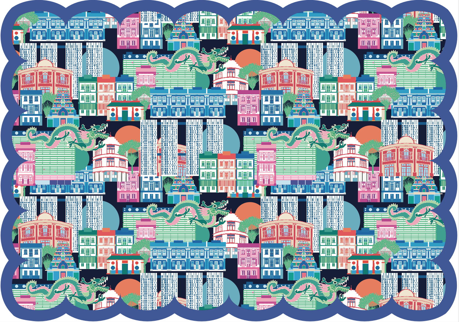 With Love from Singapore Notecard set