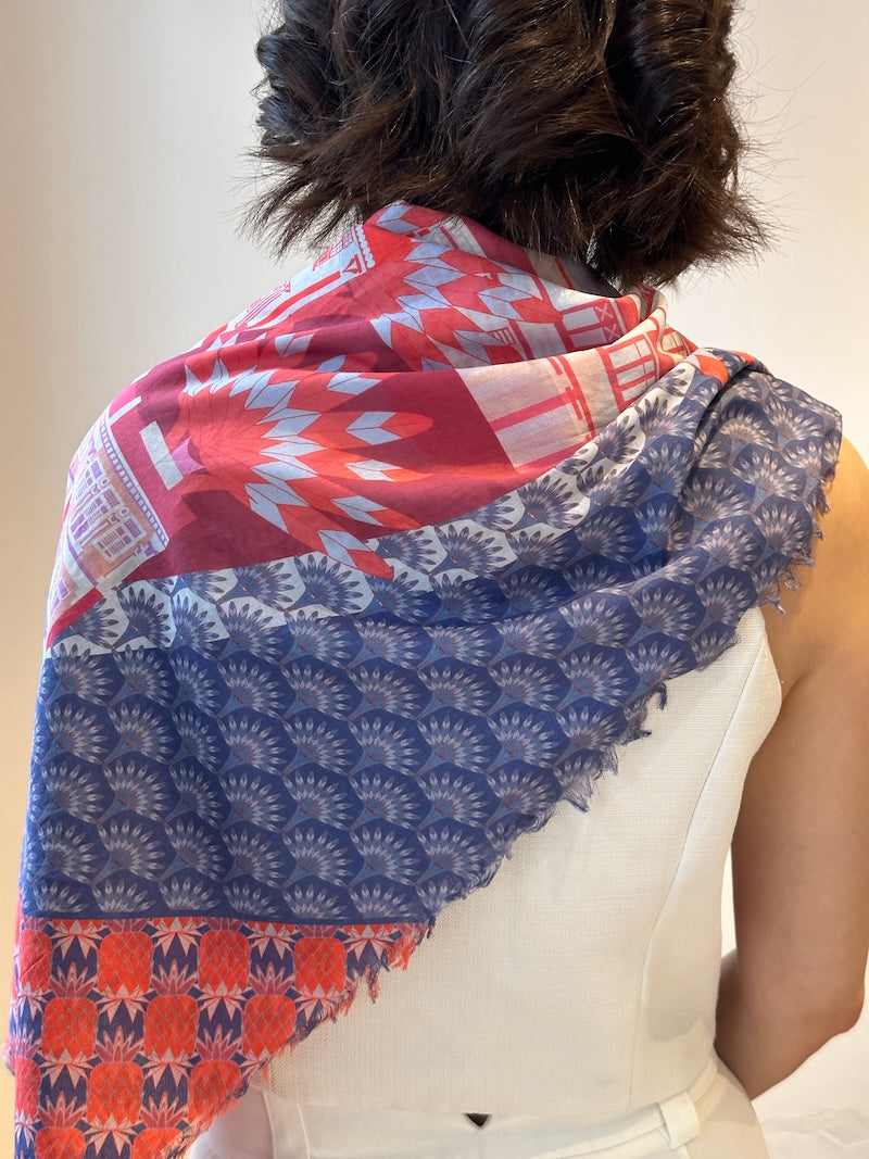 Tanjong Pagar Cotton Scarf