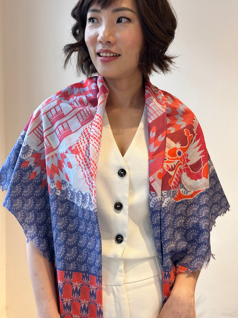 Tanjong Pagar Cotton Scarf
