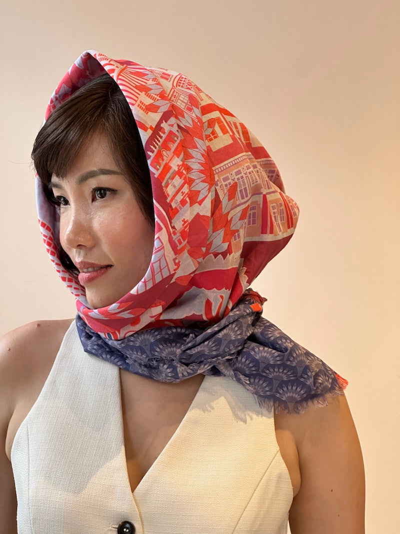 Tanjong Pagar Cotton Scarf