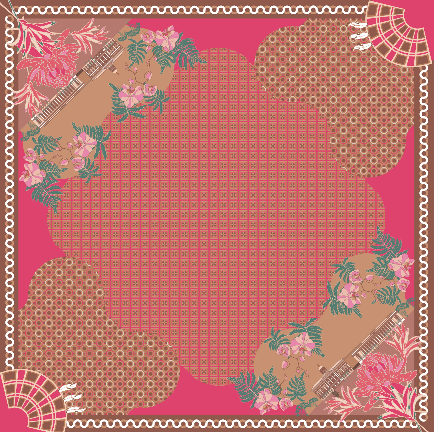 Guardian of Grace Premium Silk Lyocell Scarf