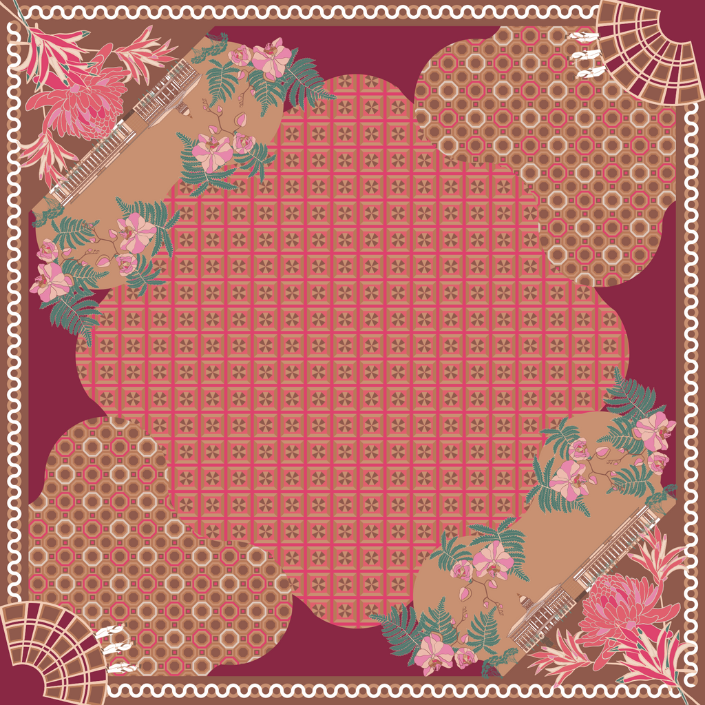 Guardian of Grace Small Silk Scarf