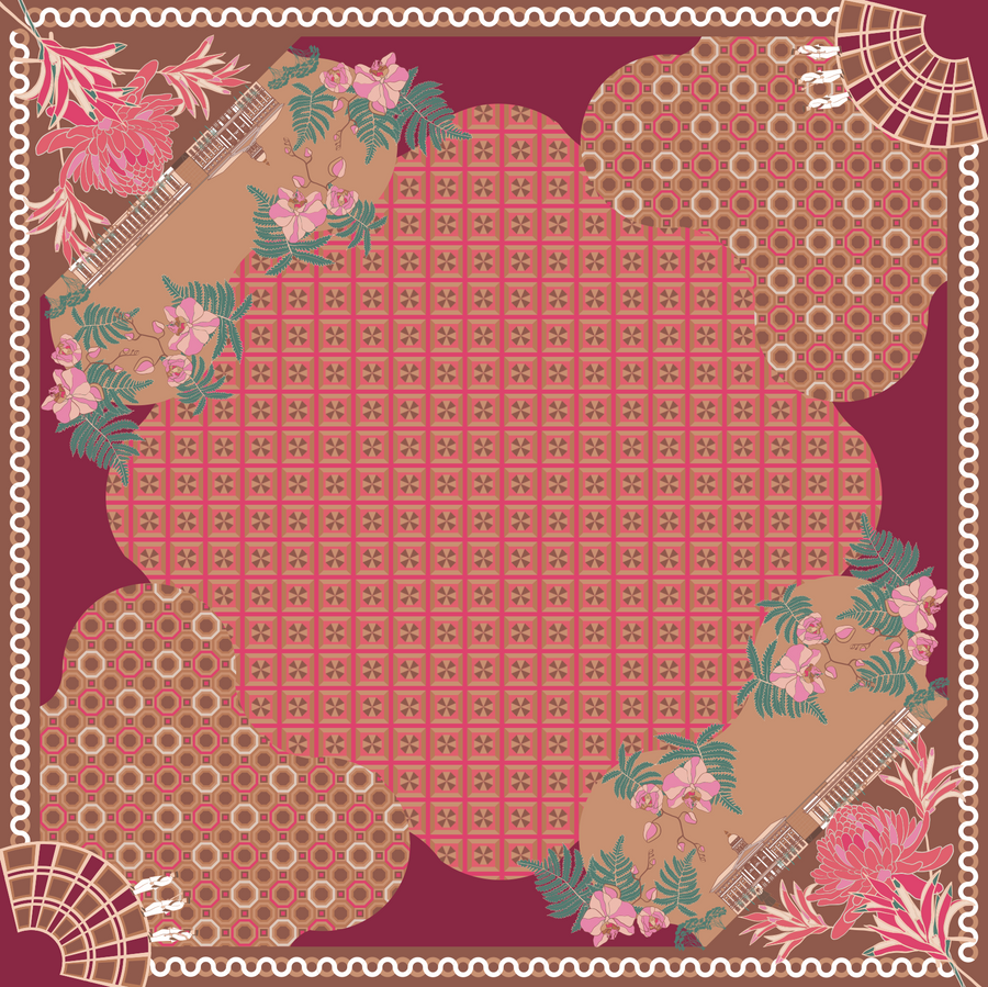 Guardian of Grace Small Silk Scarf