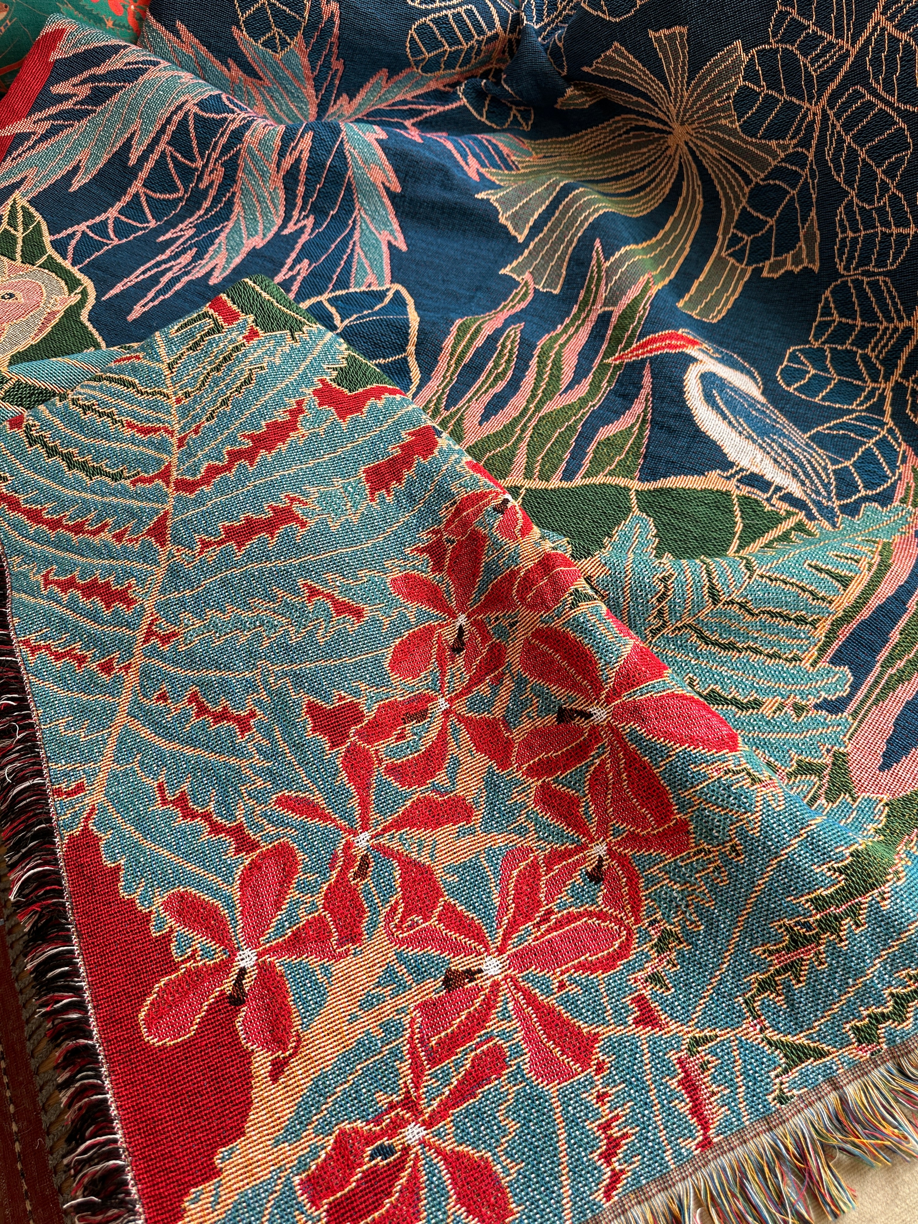 Forest Dwellers - Jangala Throw Blanket