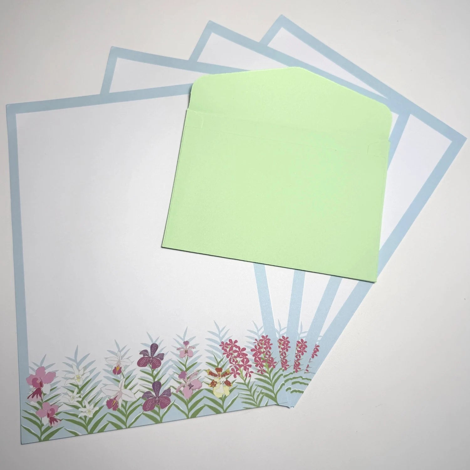 Stationery Set Singapore Orchid Garden
