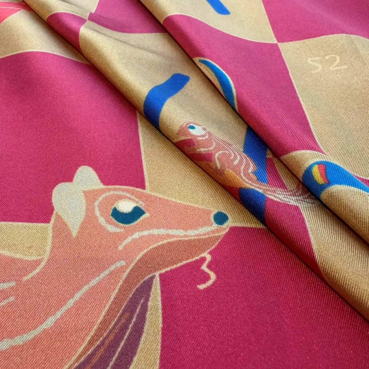 Snake and Ladder Silk Scarf