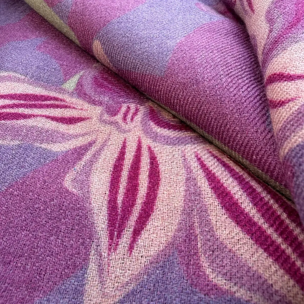 Orchid Veil Premium Cashmere Shawl