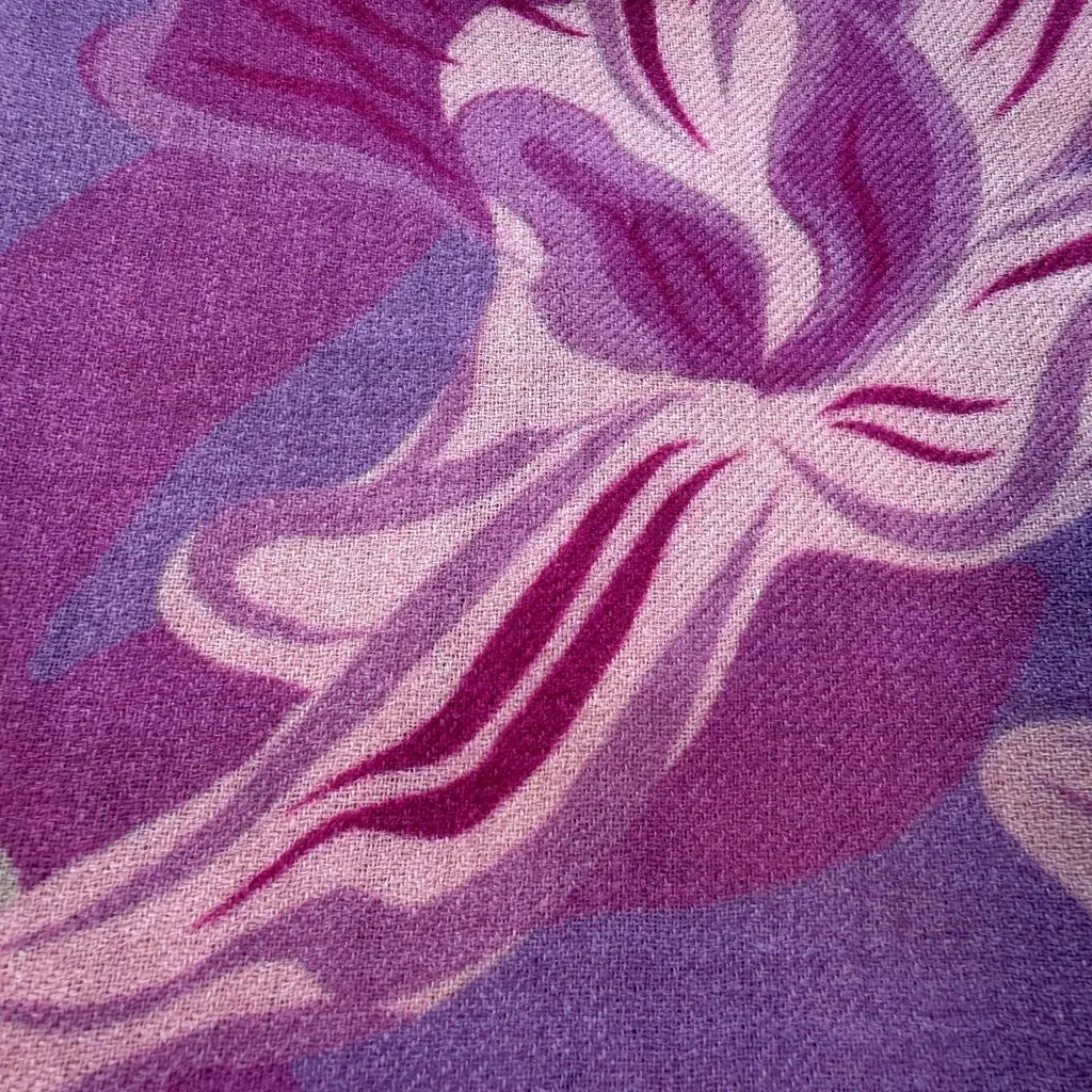 Orchid Veil Premium Cashmere Shawl