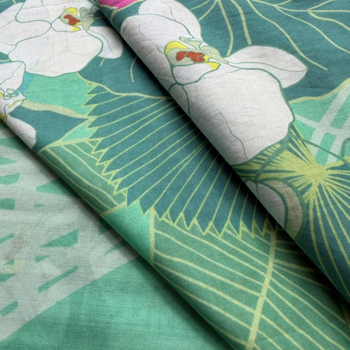 Botanic Oasis by the Bay Cotton Scarf