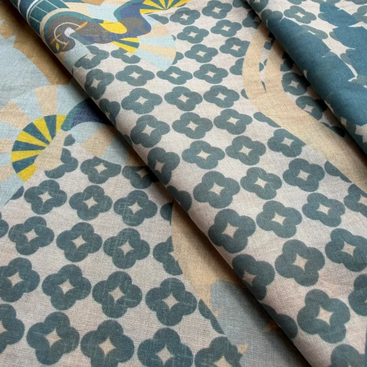 Enchanted Kampong Glam Cotton Scarf