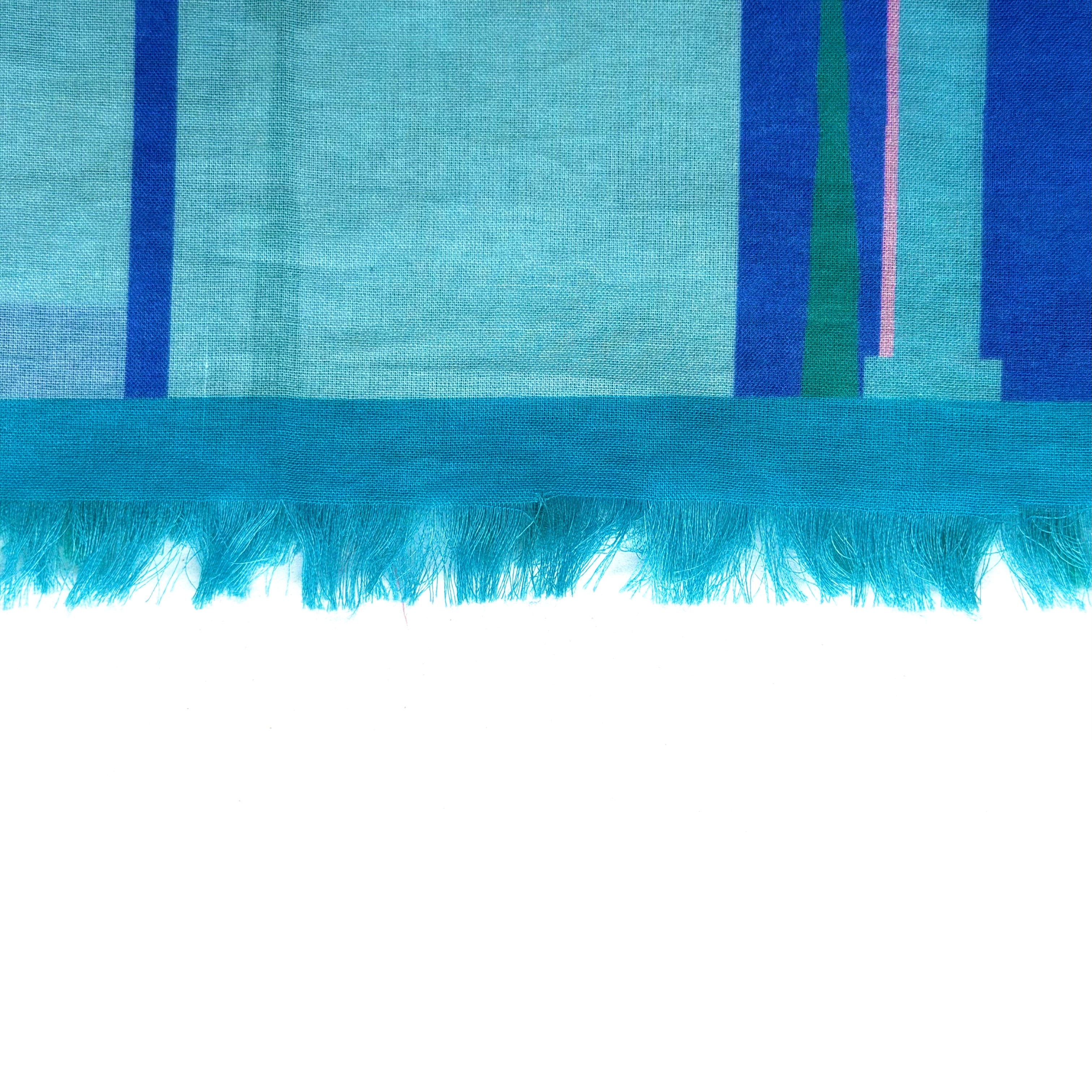 A City in a Garden Cotton Scarf