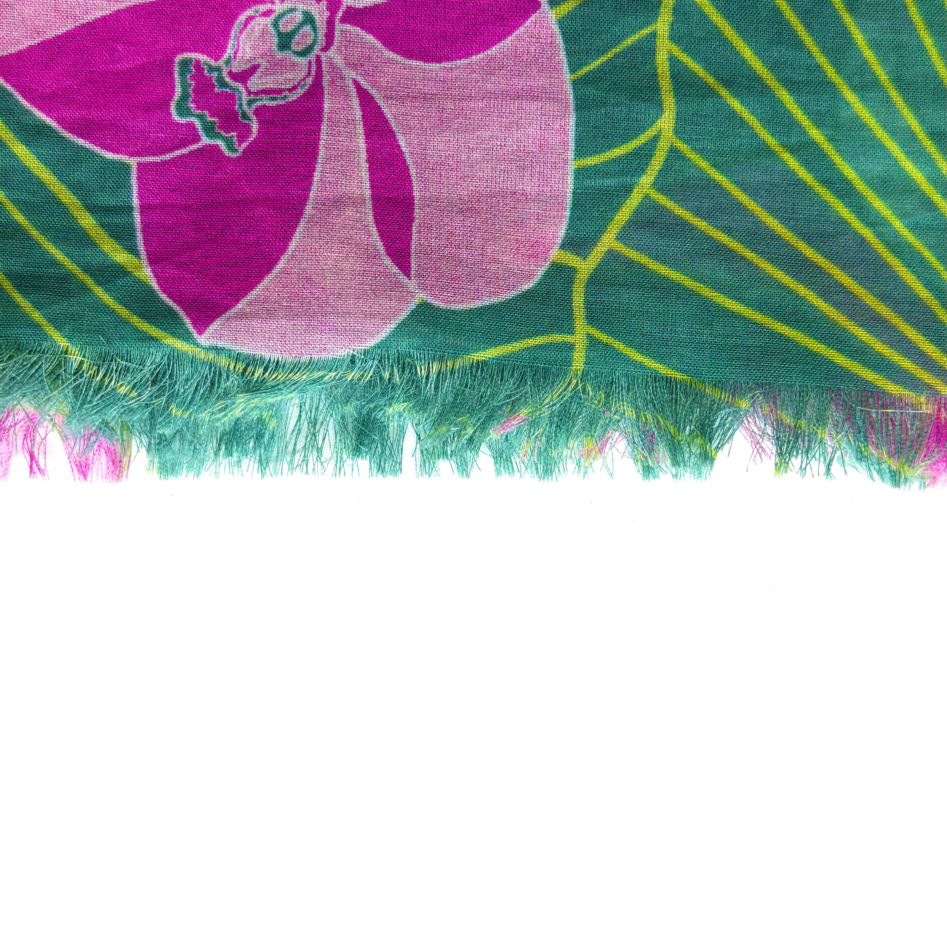 Botanic Oasis by the Bay Cotton Scarf