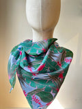 King Fisher Chiffon Scarf