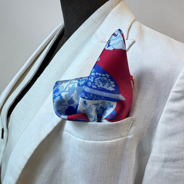 Peranakan Party Pocket Square