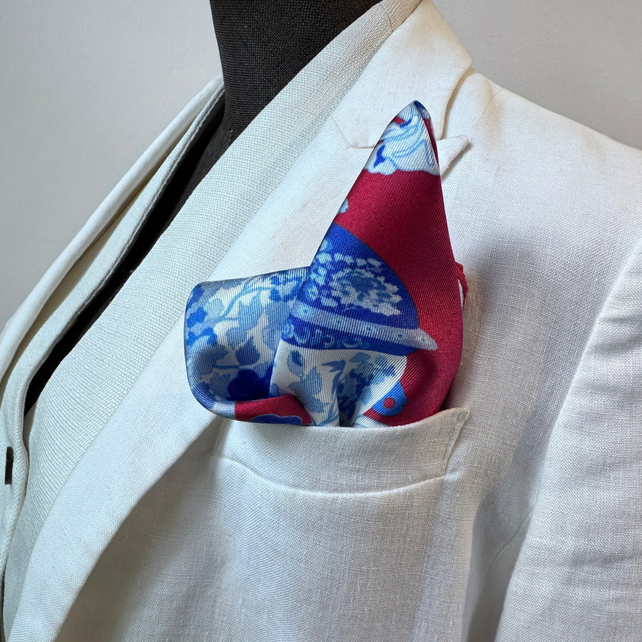Peranakan Party Pocket Square