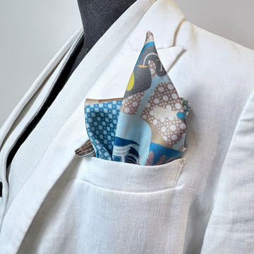 Enchanted Kampong Glam Pocket Square
