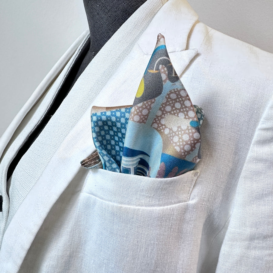 Enchanted Kampong Glam Pocket Square