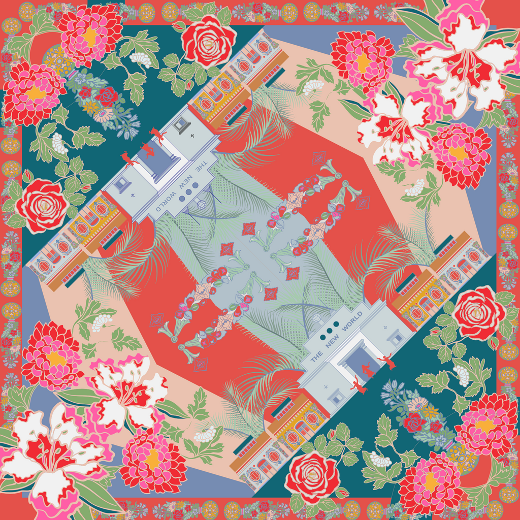 Jalan Besar Silk Scarf