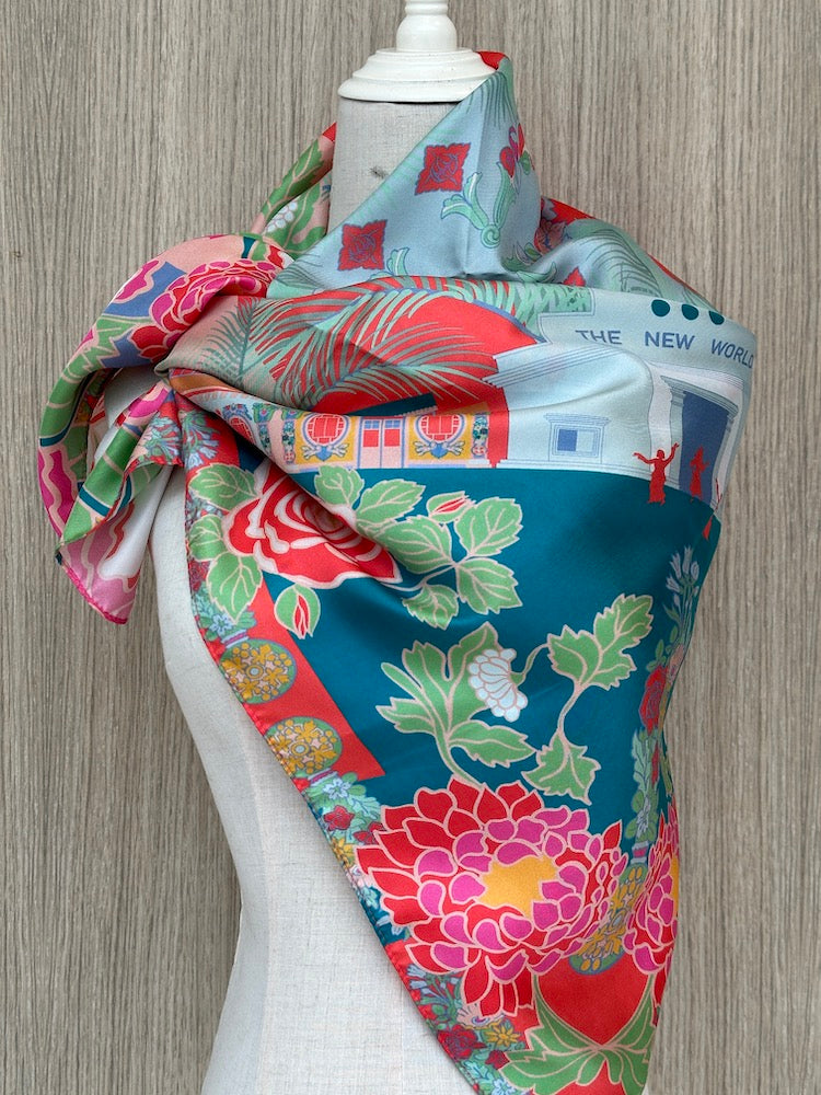 Jalan Besar Silk Scarf