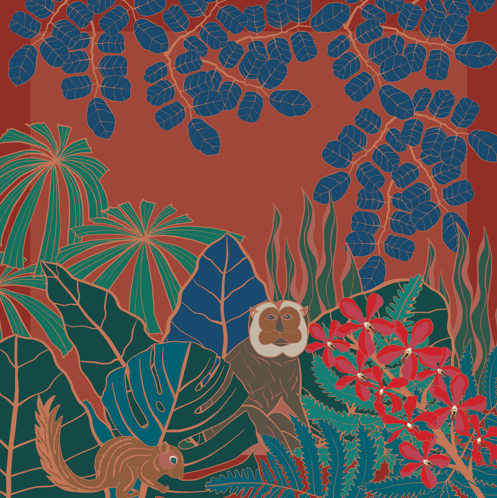 Cheeky Forest Friends - Jangala Cushion Cover
