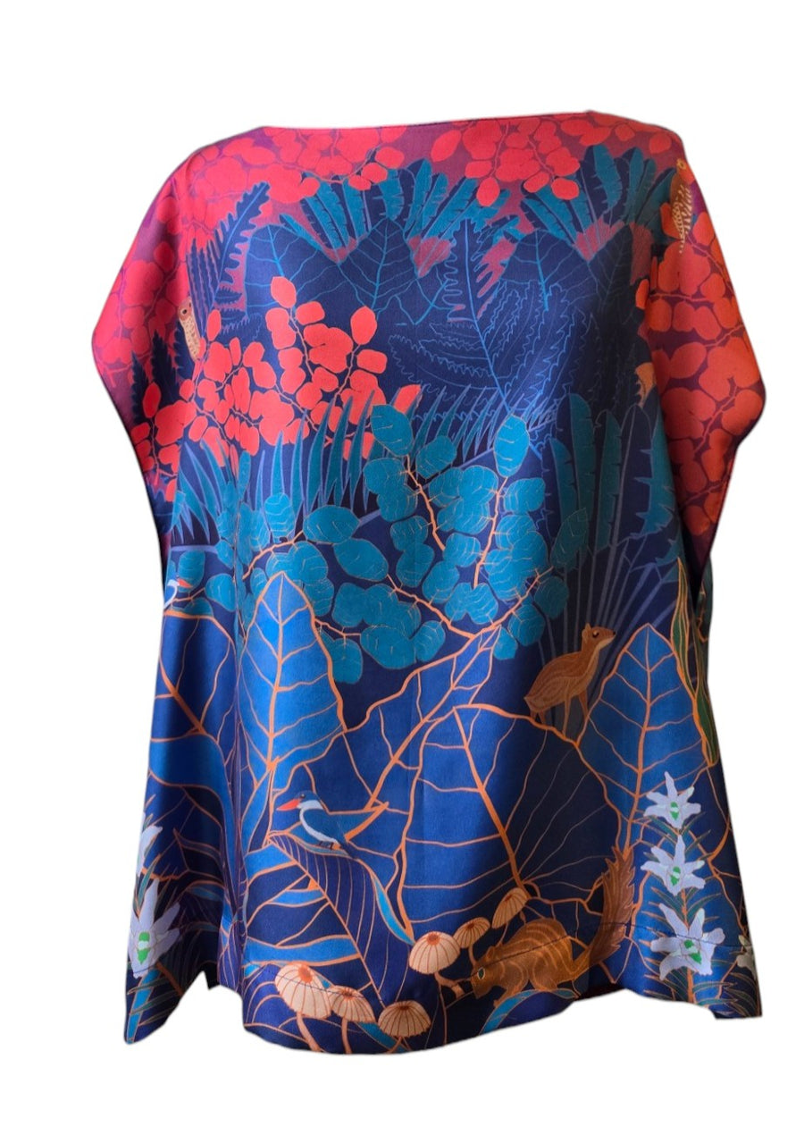 Boxy Silk Blouse - Jangala