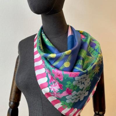 Memories of a Distant Summer  Small Silk Scarf