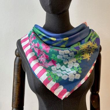 Memories of a Distant Summer  Small Silk Scarf