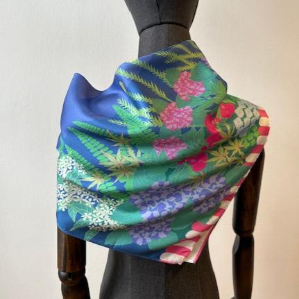 Memories of a Distant Summer  Small Silk Scarf