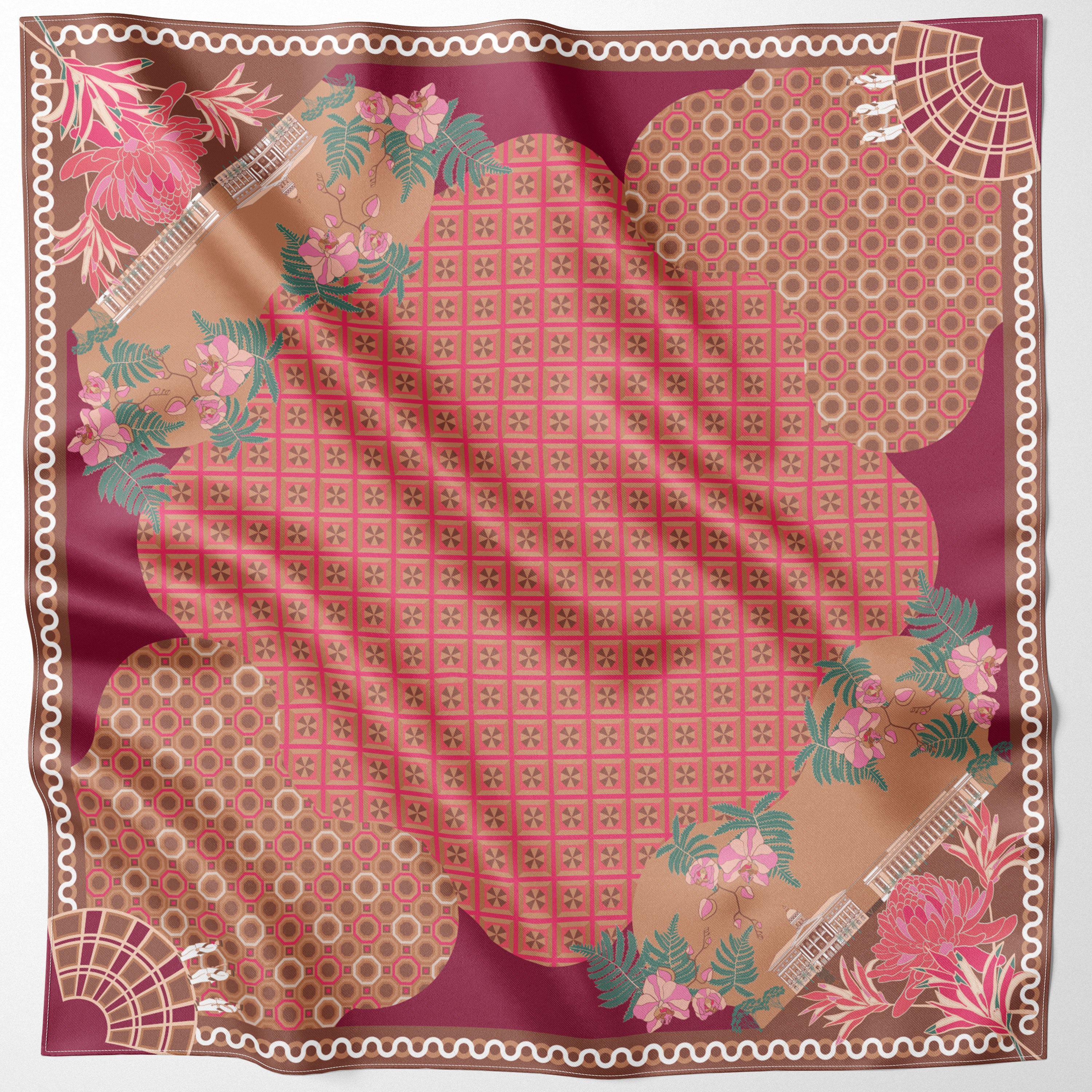 Guardian of Grace Small Silk Scarf