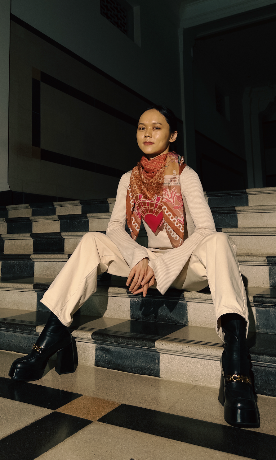 Guardian of Grace Premium Silk Lyocell Scarf