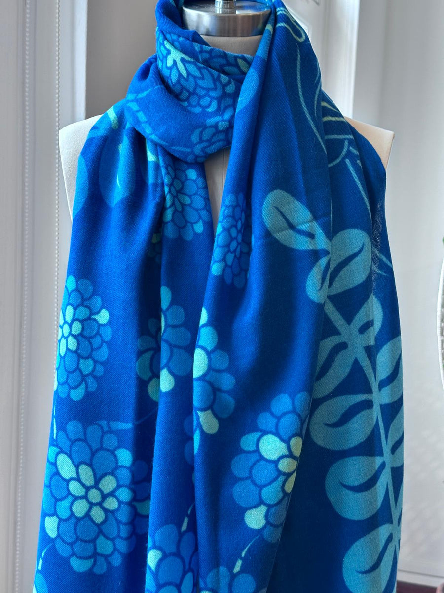 Echo of the Hornbills Premium Cashmere Shawl