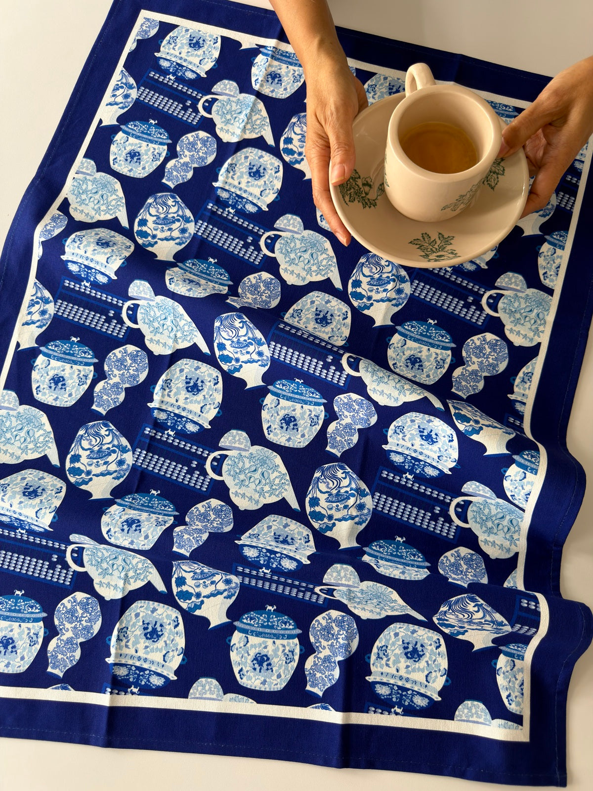 Tea Towel Singapore Pottery