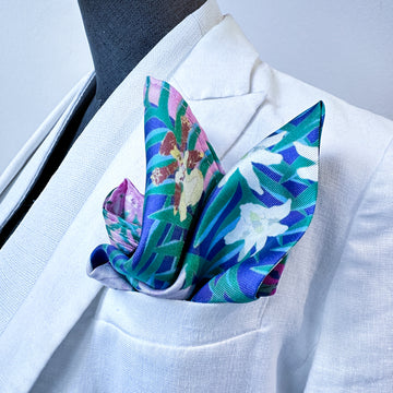 Garden of Enchanting Delight Pocket Square