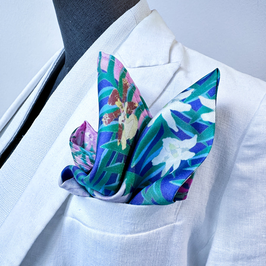 Garden of Enchanting Delight Pocket Square