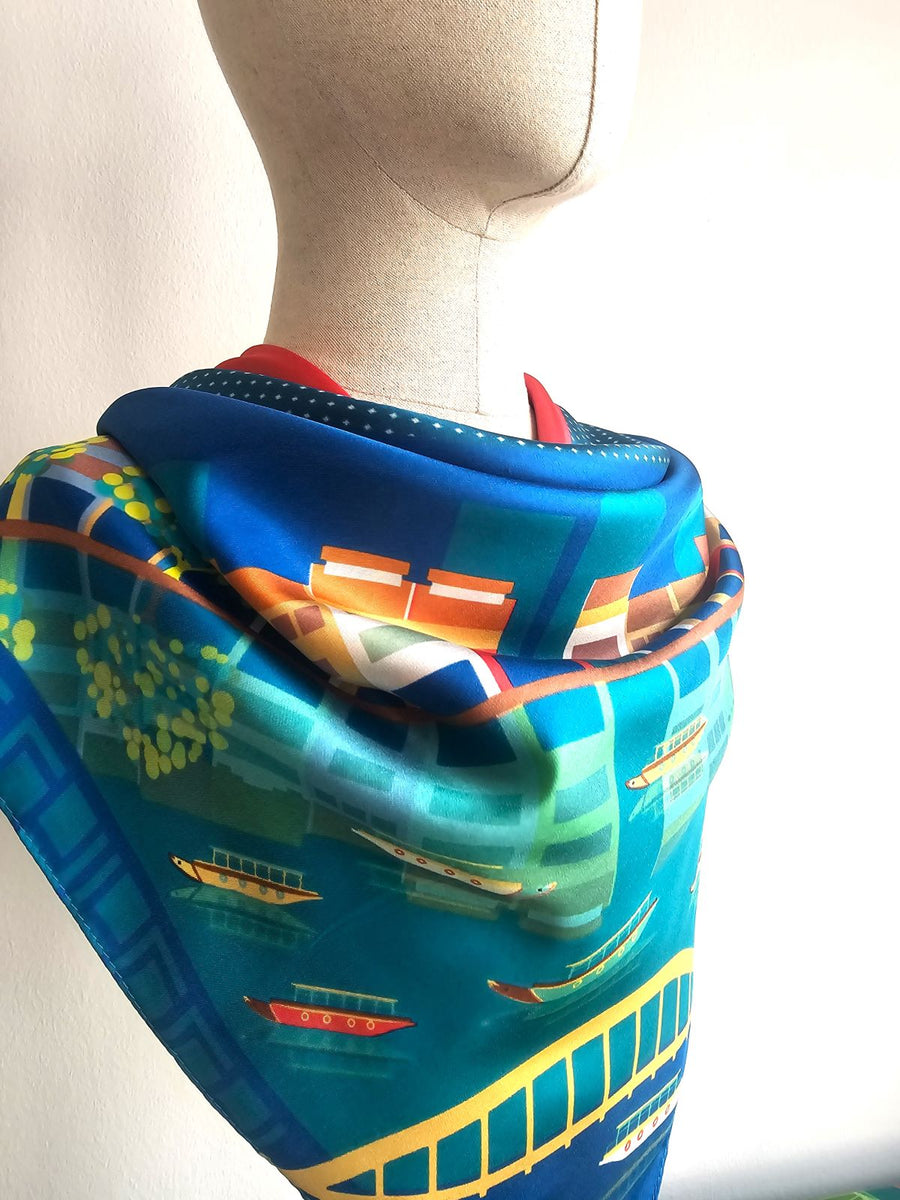 The Quay Tales Silk Scarf