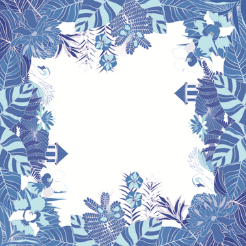 Singapore’s Heritage in Blooms Premium Cotton Silk Scarf