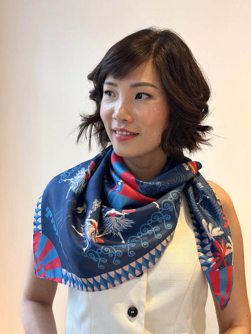 Tropicana Dream Silk Scarf