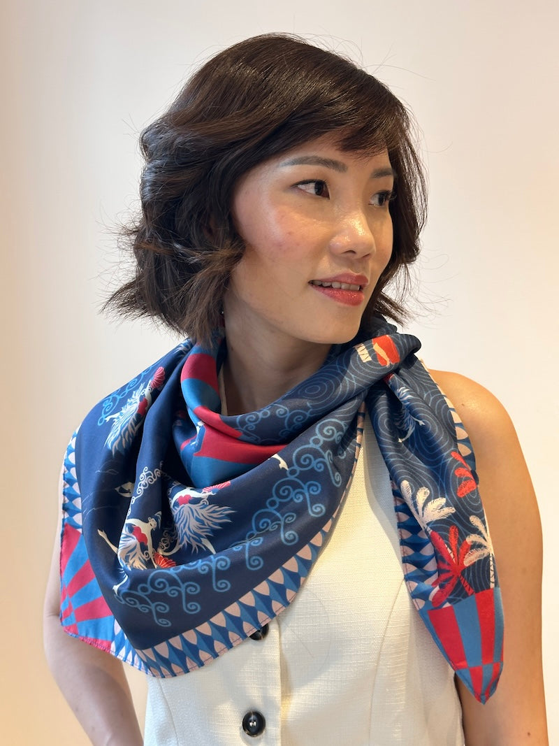 Tropicana Dream Silk Scarf