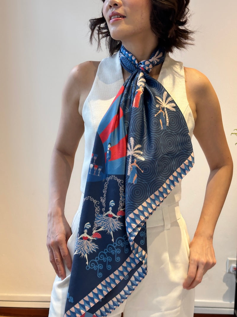 Tropicana Dream Silk Scarf
