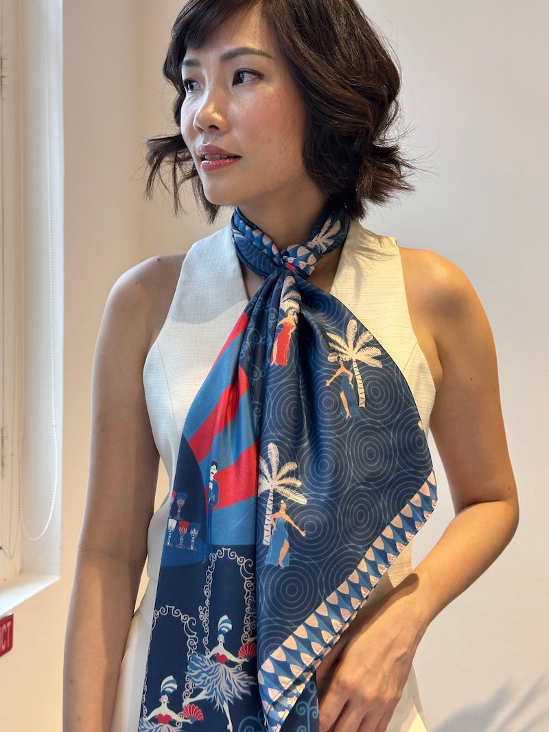 Tropicana Dream Silk Scarf