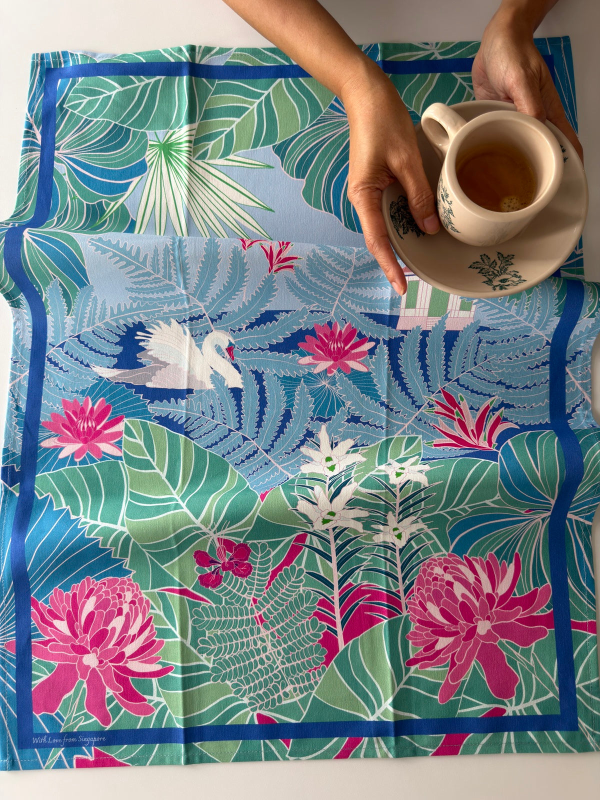 Tea Towel Singapore Botanic Gardens