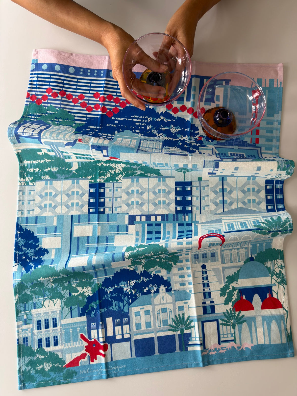 Tea Towel Singapore Garden City
