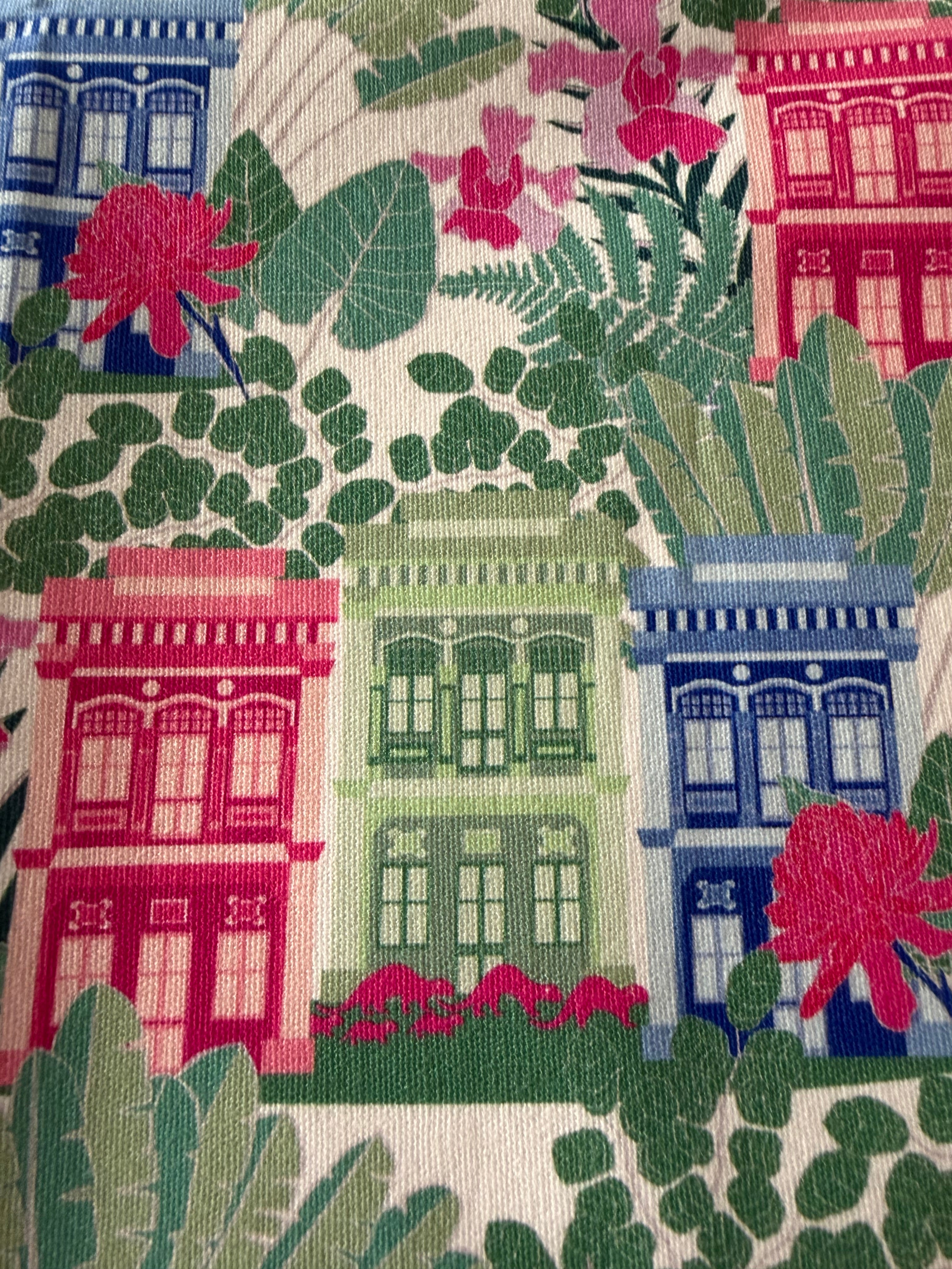 Tea Towel Singapore Shophouses