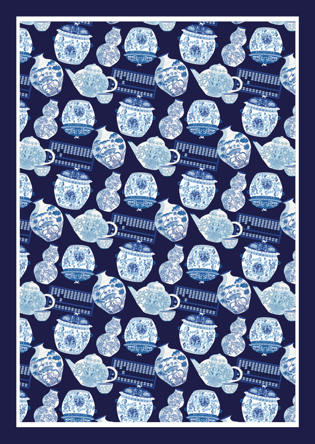 Tea Towel Singapore Pottery