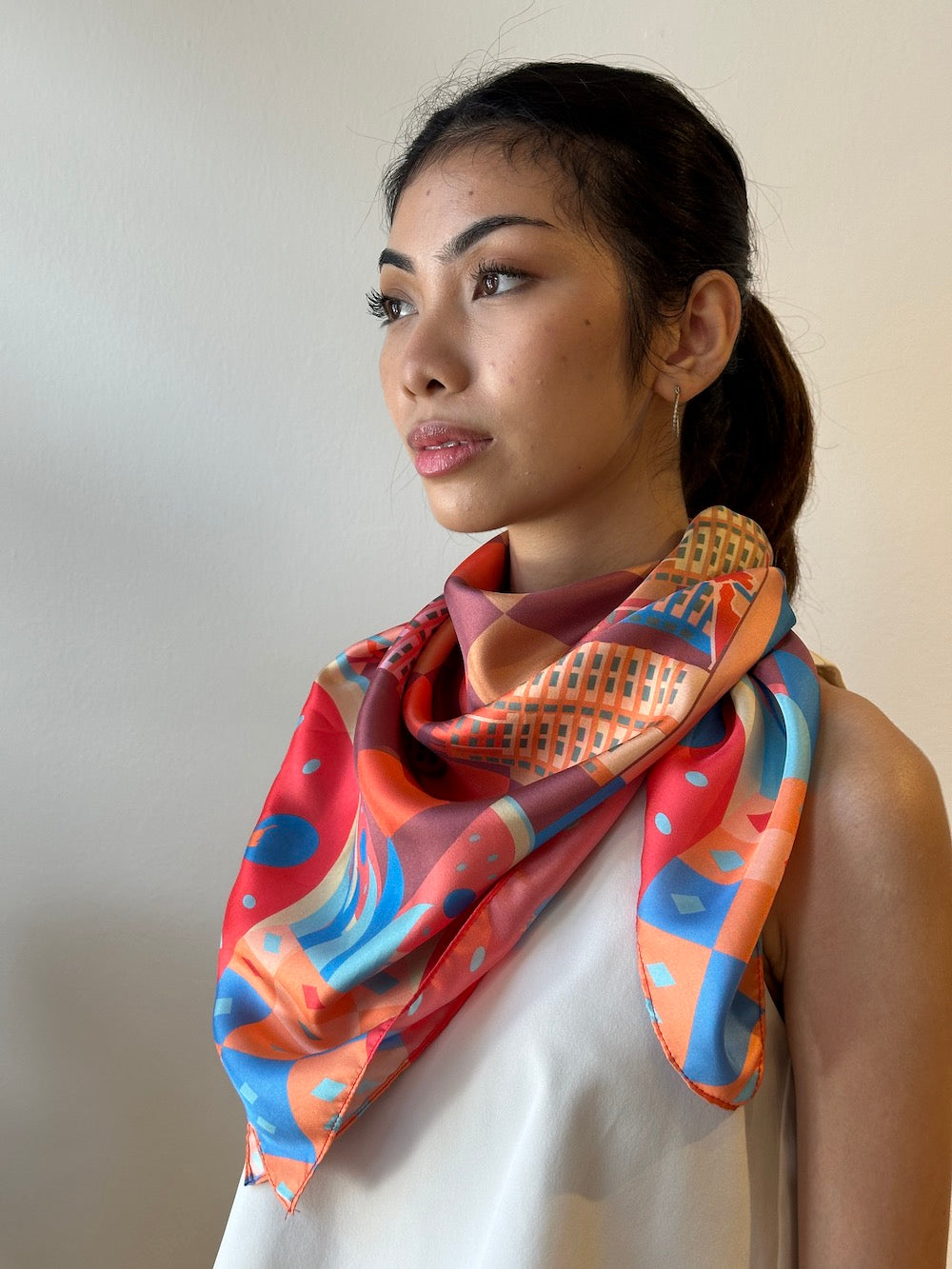 Playground Memories Silk Scarf